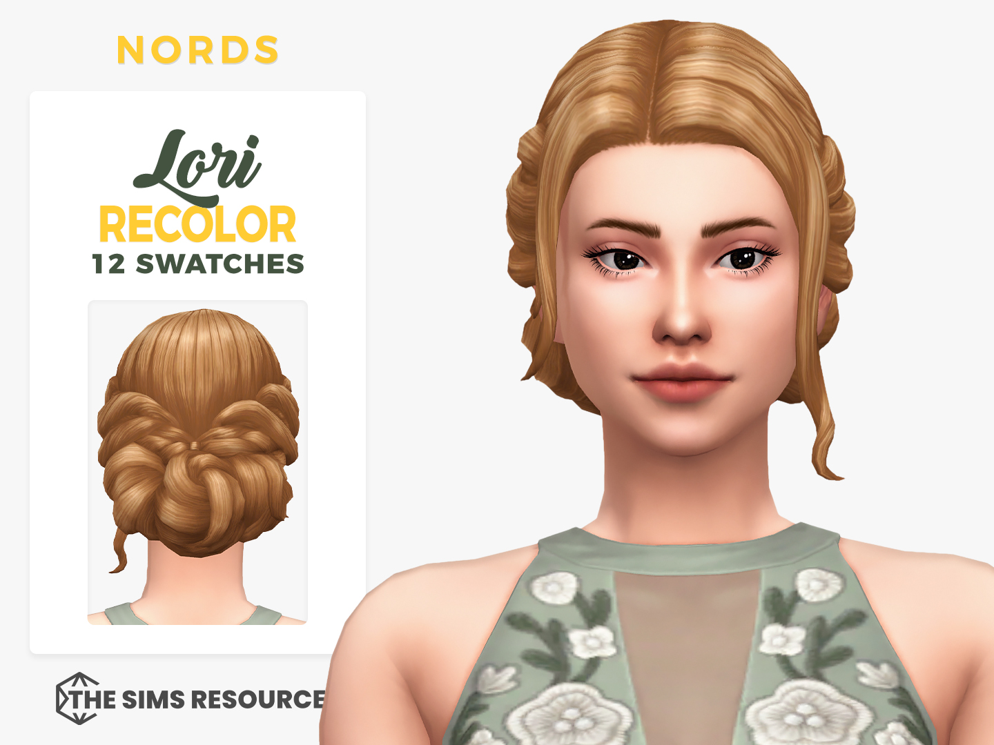 Lori Sims 4 CC Hair