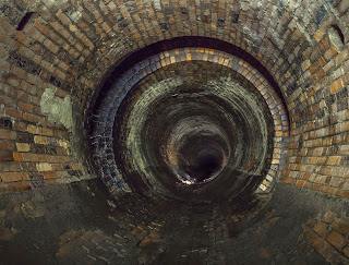 Underground Brick Storm Drain