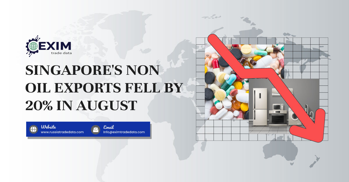 Singapore's non oil exports fell by 20% in August