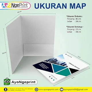 Ukuran Cetak Map Folder Dinas Custom di Ciracas, Jakarta Timur