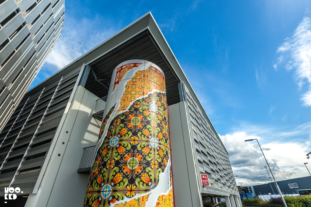 Add Fuel 's street art mural, Stavanger Airport, Norway. Photo ©Mark Rigney / Hookedblog