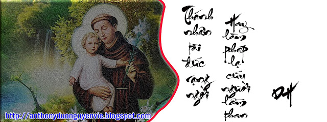 TIỂU  SỬ, CUỘC  ĐỜI THÁNH ANTÔN PAĐÔVA (13/6)