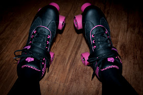 Pink roller skate wheels