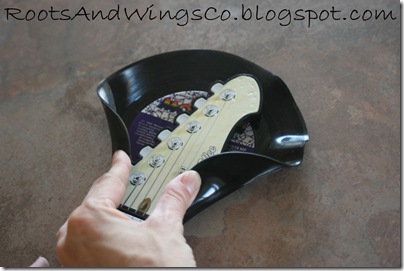 vinyl record guitar holder music room b