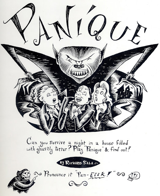 'Panique' cover art by Richard Sala