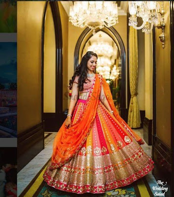 latest banarasi bridal lehenga