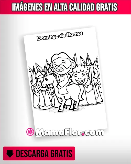 Dibujos de Domingo de Ramos