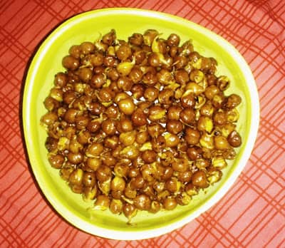 Crispy Sprouted Kala Channa recipe