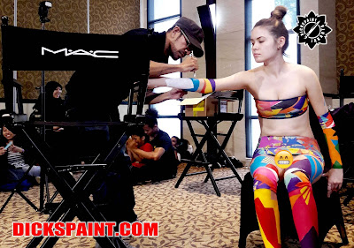 Body Painting MAC Cosmetics Jakarta