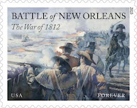 The Battle of New Orleans bicentennial stamp issued 2015