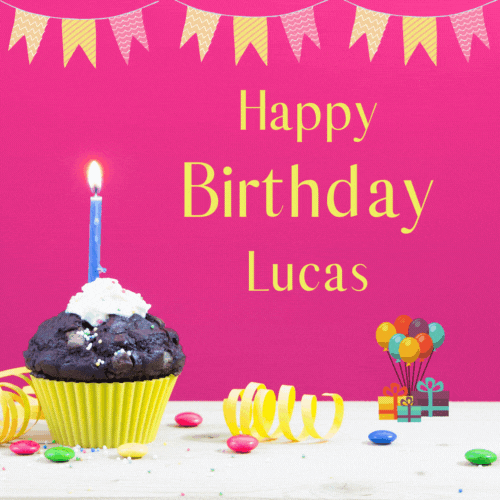 Happy Birthday Lucas (Animated gif)
