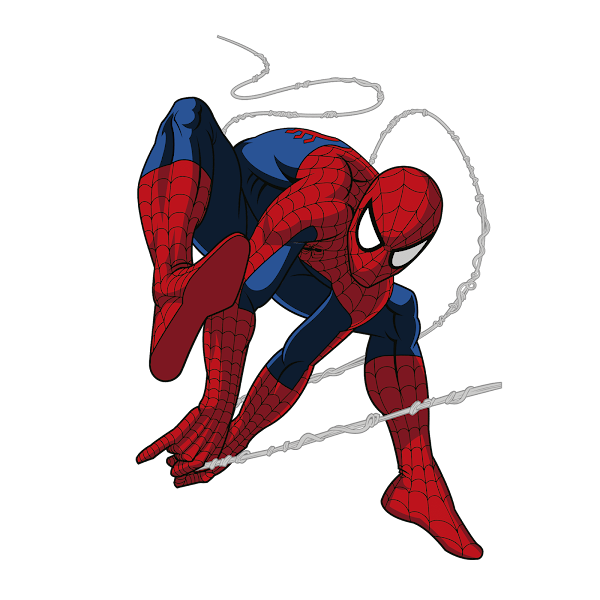 clipart renders hombre araña fondo transparente gratis