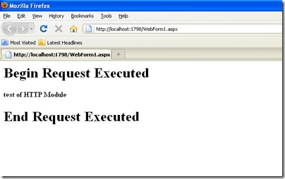 HTTPModule