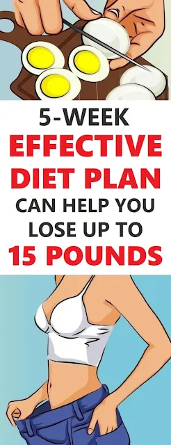 An Effective 5-Week Diet Plan Can Help Lose Up To 15 Pounds