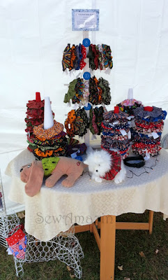 Scrunchie Neck Ruffle display