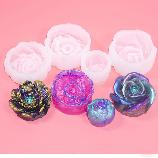  Rose Flower Ice Cube Mould Buy on Amazon and Aliexpress