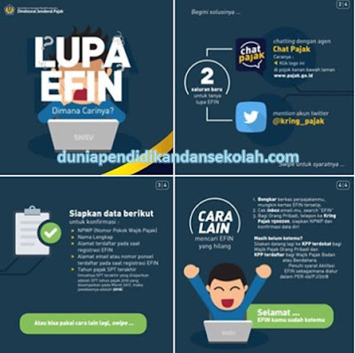 Mengurus Lupa Efin, Pembuatan Kode Billing, Kode Verifikasi SPT Tahunan Lebih Mudah Via Twitter dan Live Chat