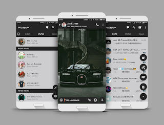 Matte Black Buggati Theme For YOWhatsApp & GB WhatsApp By Rvb