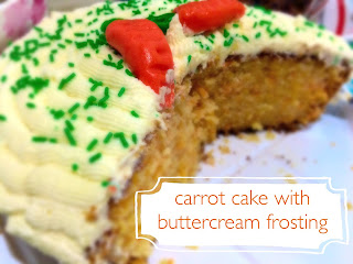 homemade carrot cake