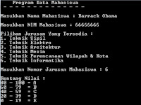 Program Pascal Data Mahasiswa