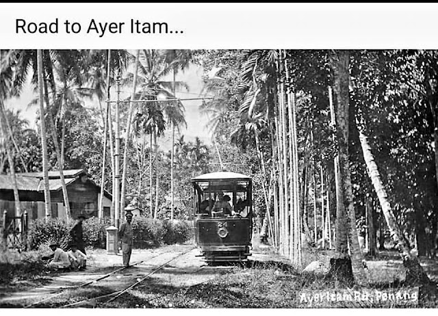 old tram of Penang