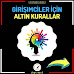 Girişimciler İçin Altın Kurallar #58 #59 #60