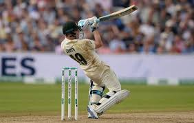 Steve Smith playing unorthodox cricket shot