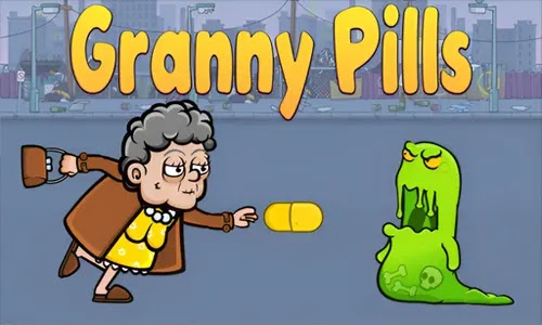 Granny Pills: Defend Cactuses