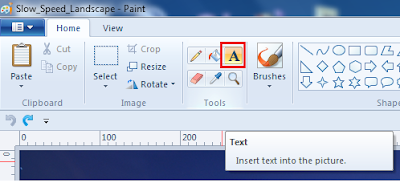 setting text tool untuk watermark