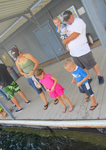 larsons feeding fish (1 of 1)