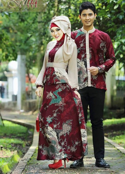 Contoh Model Baju  Lebaran Couple  Trend Terbaru Limited 