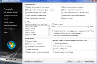 Ultimate Windows Tweaker