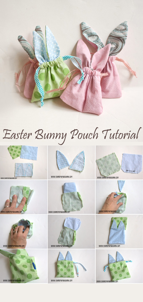 Easter Bunny Pouch Tutorial