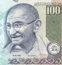 Mahatma Gandhi,Mulayam Singh 100Rs Cash for votes