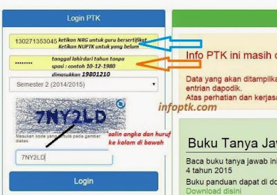 Cek Info GTK / PTK Terbaru Semester 2 Tahun 2017