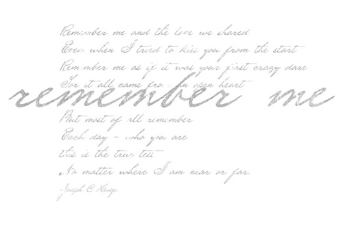 remember me