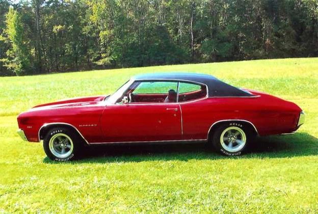 1970 Chevelle Malibu hardtop with mag wheels