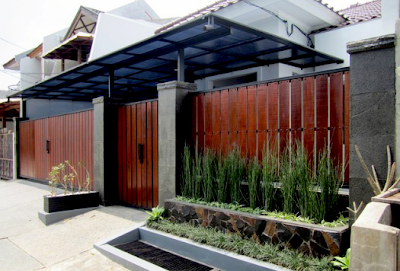 model pagar rumah minimalis modern