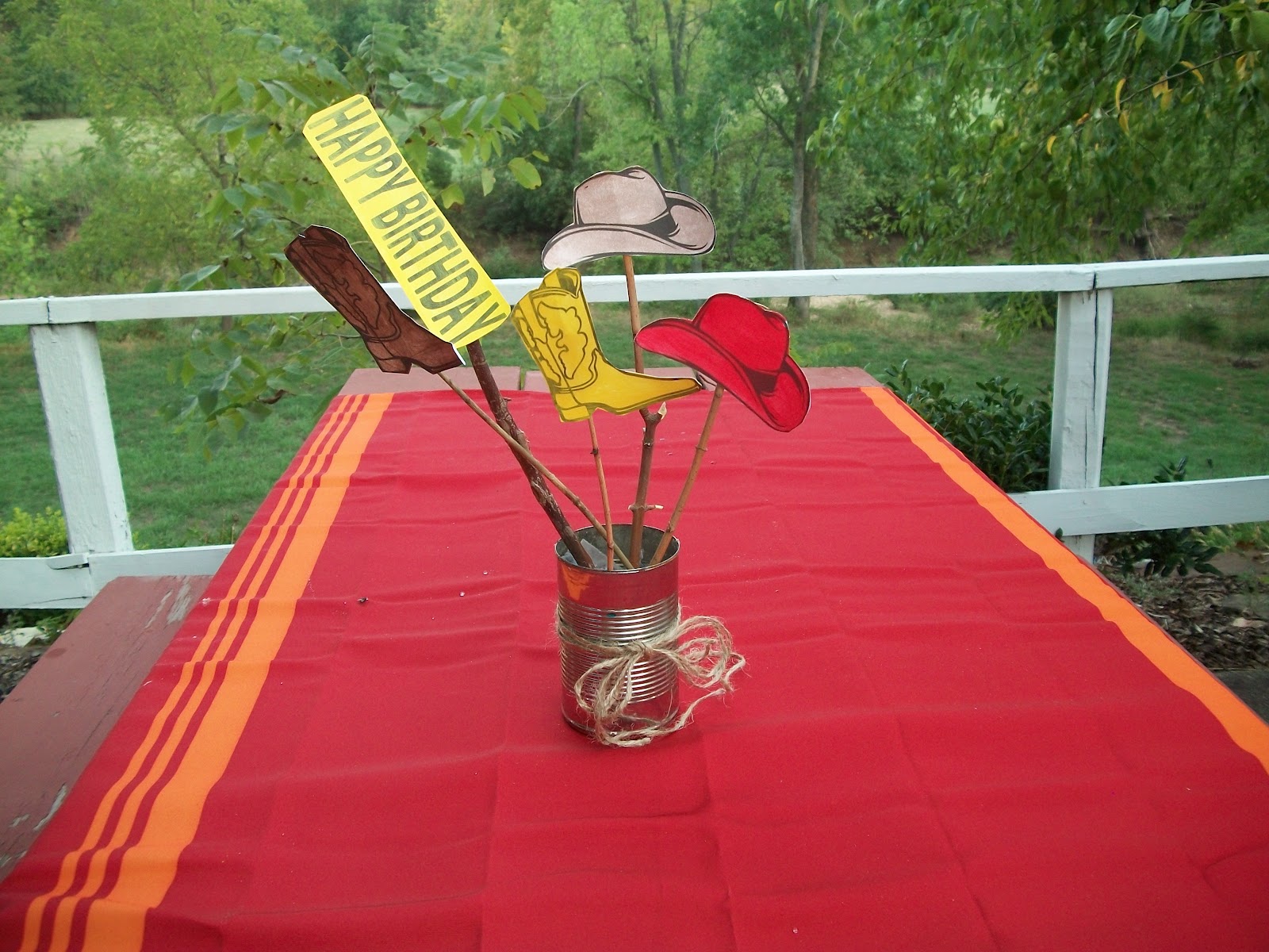 Themed Table Decorations