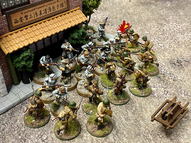 A 28mm early WW2 Bolt Action game pitting a Chinese warlord against Soviet Russians  for control of a border town