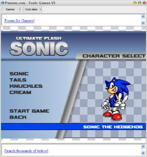 Sonic Character Designer,