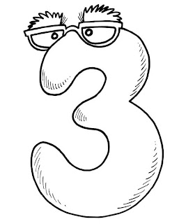 number coloring pages, free coloring pages