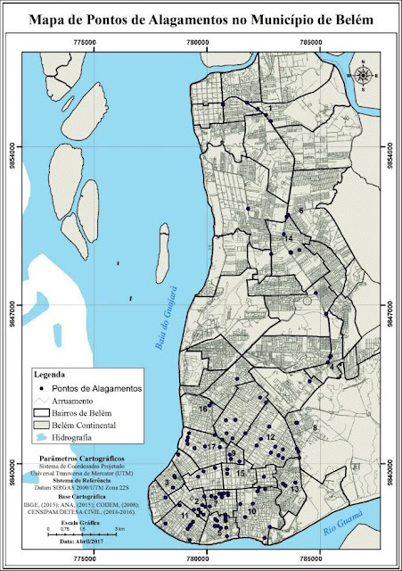 Pontos de Alagamentos - NAGEO CARTOGRAFIA