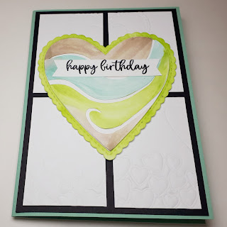 Floating Heart auf geprägtem Hintergrund zum Geburtstag Stampin' Up! www.eris-kreativwerkstatt.blogspot.de