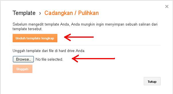 Cara Mengganti Template di Blogger 2