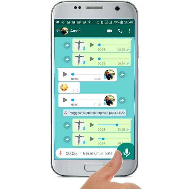 Cara Membuat Kiriman Pesan Suara (Voice Note) di WhatsApp