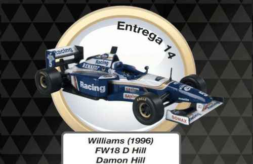 leyendas de la formula 1, williams renault fw18 damon hill