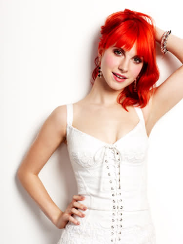 hayley williams cosmo article. Hayley Williams sexy red head