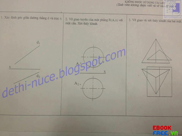 Đề Thi Hình Học Họa Hình 2