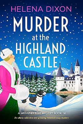book cover of cozy mystery novel Murder at the Highland Castle by Helena Dixon